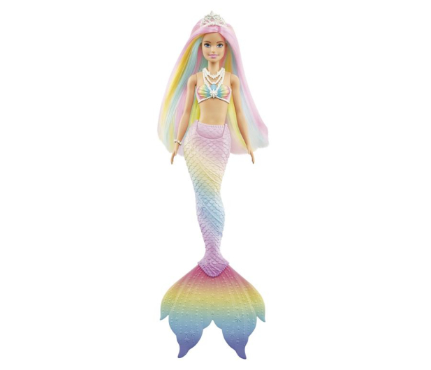 Barbie Syrenka Tęczowa Przemiana Lalka - 1013891 - zdjęcie